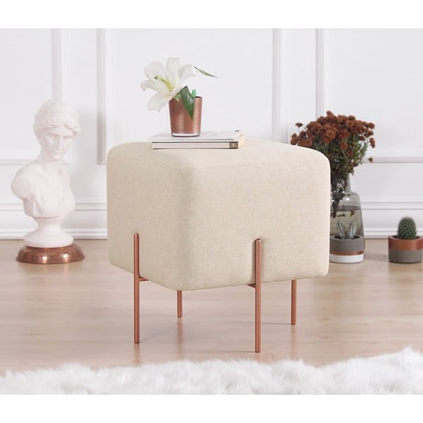 Kremowy puf Copper – Artie-image-3