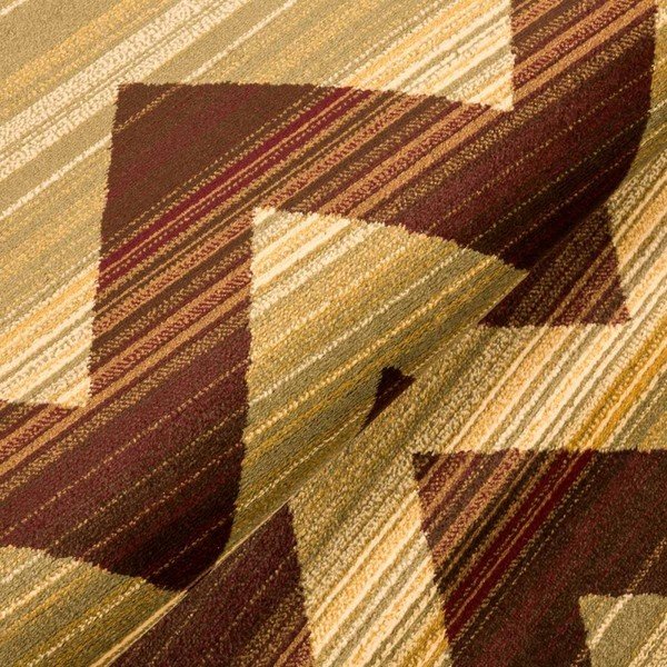 Brązowy wytrzymały dywan Floorita Inspiration Zig Zag Duro, 165x235 cm-image-1