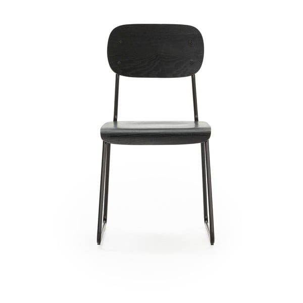 Czarne krzesła zestaw 2 szt. Aira – Marckeric-image-2