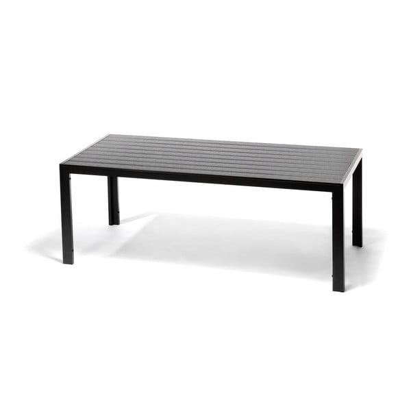 Zestaw ogrodowy dla 6 osób z szarymi krzesłami Joanna i stołem Viking, 90x205 cm-image-3