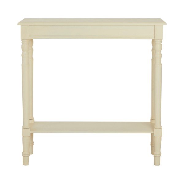 Konsola z litego drewna sosnowego w kolorze kości słoniowej 30x80 cm Heritage – Premier Housewares-image-3