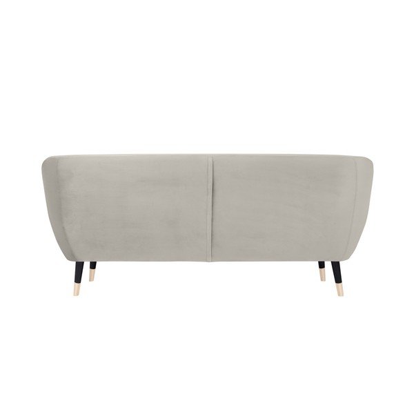Kremowa sofa z czarnymi nogami Mazzini Sofas Amelie, 188 cm-image-4
