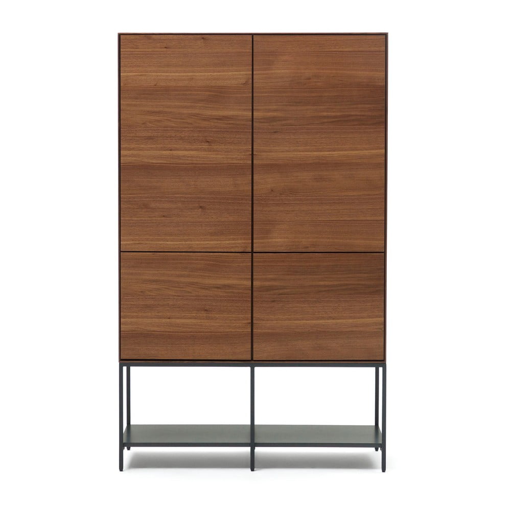 Brązowa szafka w dekorze orzecha 97,5x160x40 cm Vedrana – Kave Home