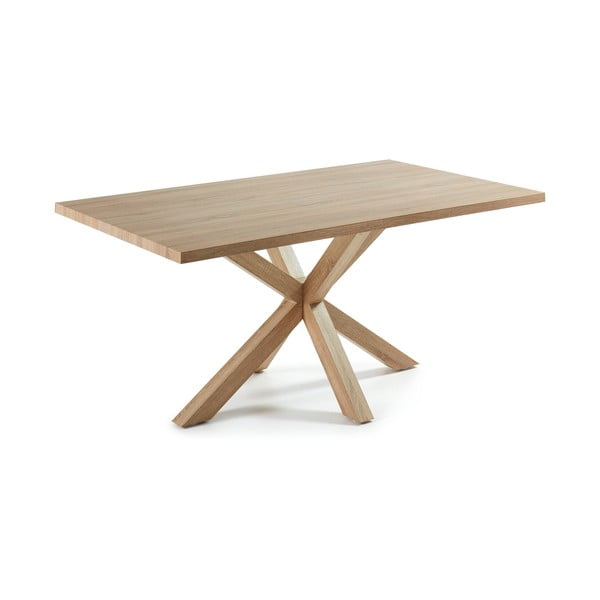 Stół do jadalni z drewnianymi nogami La Forma Arya, 90x160 cm