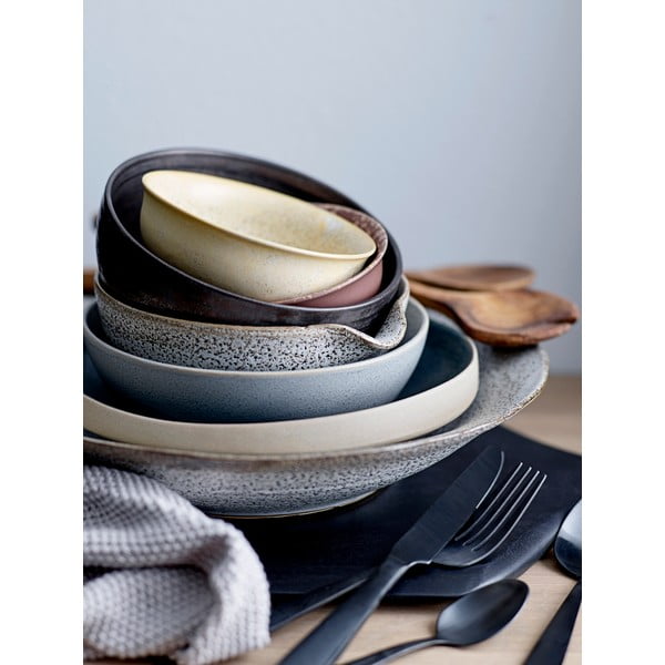 Zestaw 4 czarnych sztućców Bloomingville Cutlery Eleganza-image-2