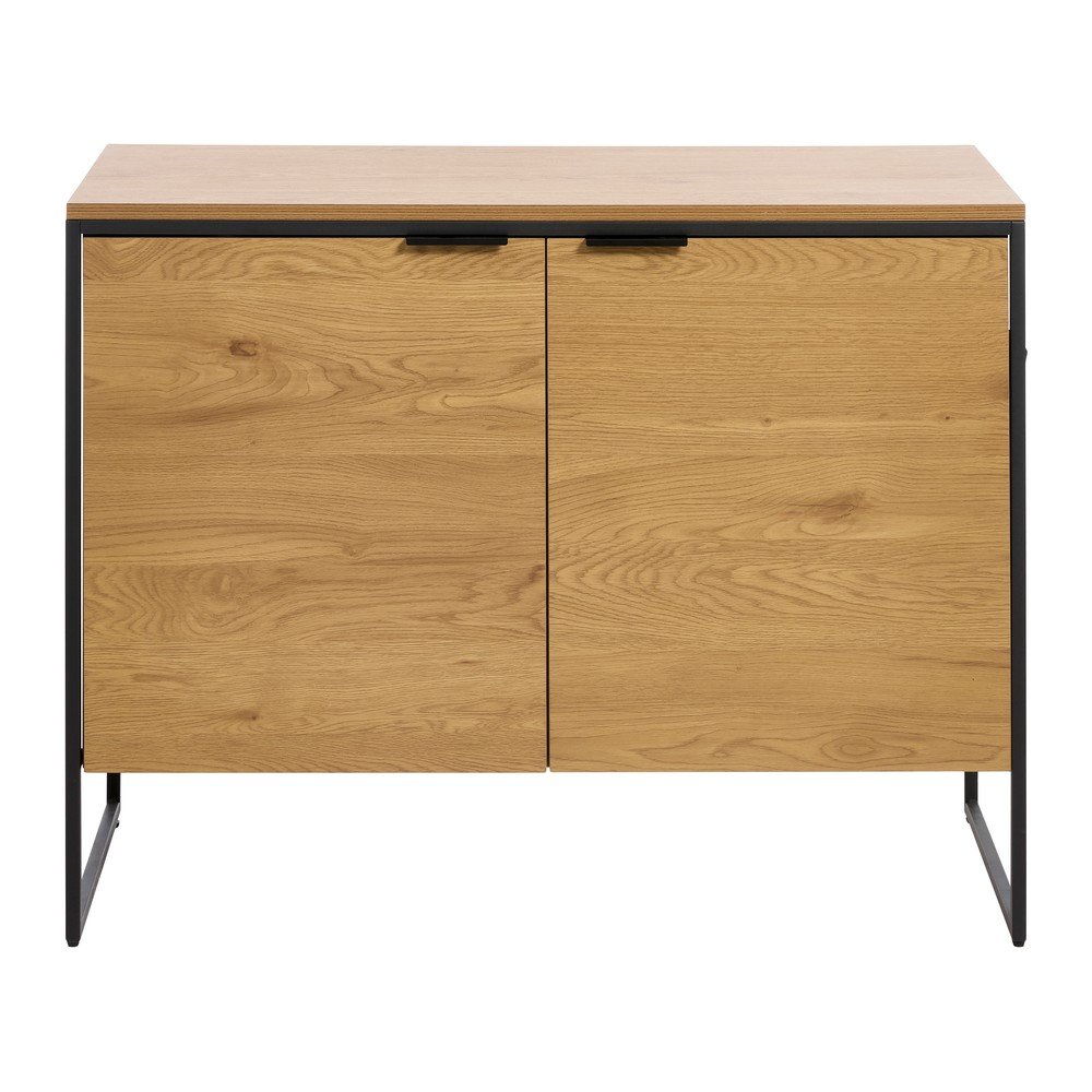 Komoda w dekorze dębu w naturalnym kolorze 104,5x80x45 cm Cesura – Unique Furniture