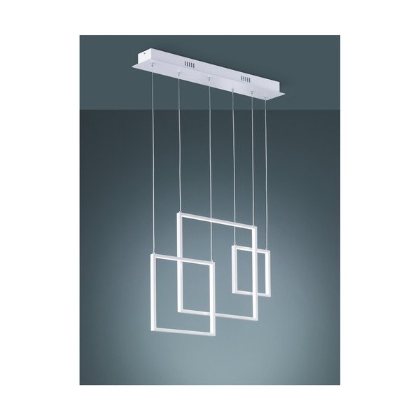 Biała metalowa závěsné LED svítidlo Trio Tucson, 150 cm-image-1