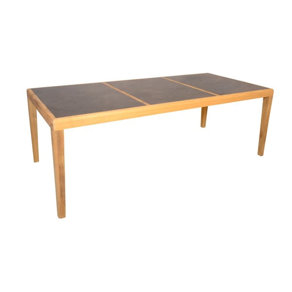 Stół ogrodowy z litego drewna tekowego 100x219.5 cm Aquariva – Ezeis