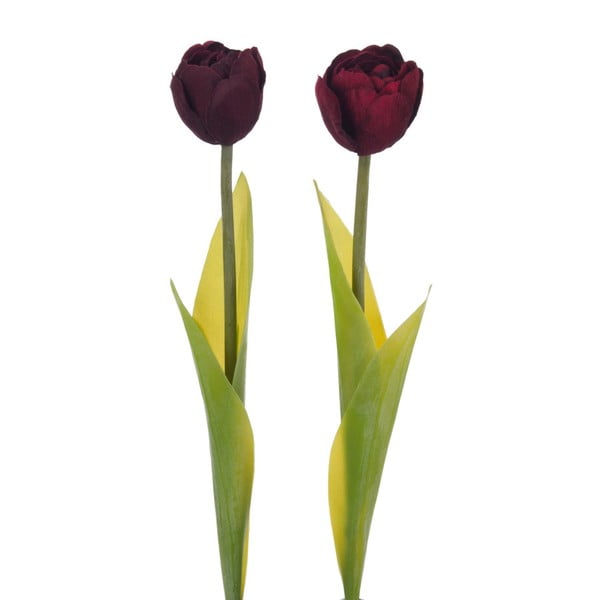 Zestaw 2 sztucznych tulipanów