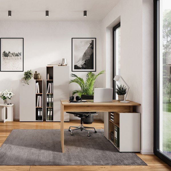 Zestaw mebli biurowych 90x120 cm Adrano – Germania-image-1
