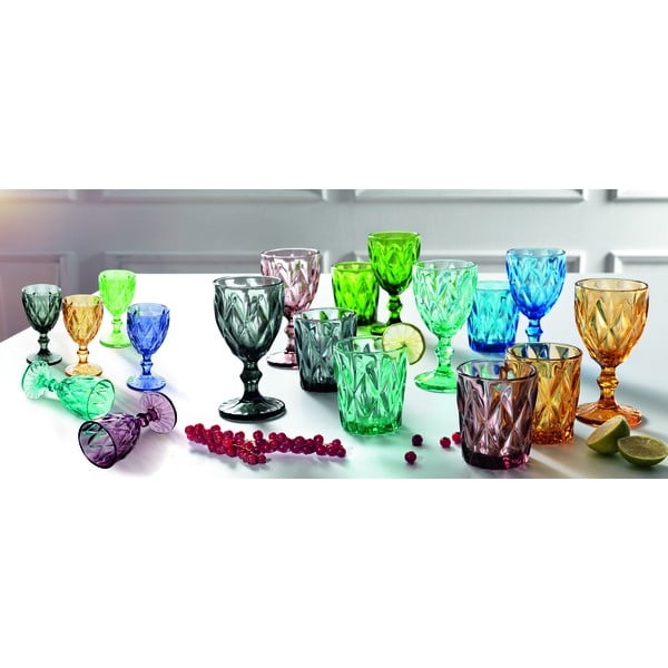 Zestaw 6 kieliszków Brandani Diamante Goblet, 250 ml-image-1