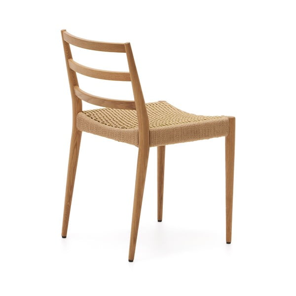 Krzesła z litego drewna dębowego zestaw 2 szt. Analy – Kave Home-image-3