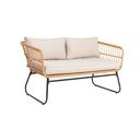 Sofa ogrodowa ze sztucznego rattanu Bonami Essentials Vistdal
