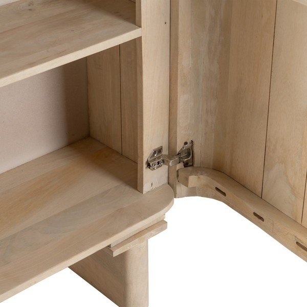 Szafka z litego drewna mango 90x138 cm Batel – Ixia-image-4