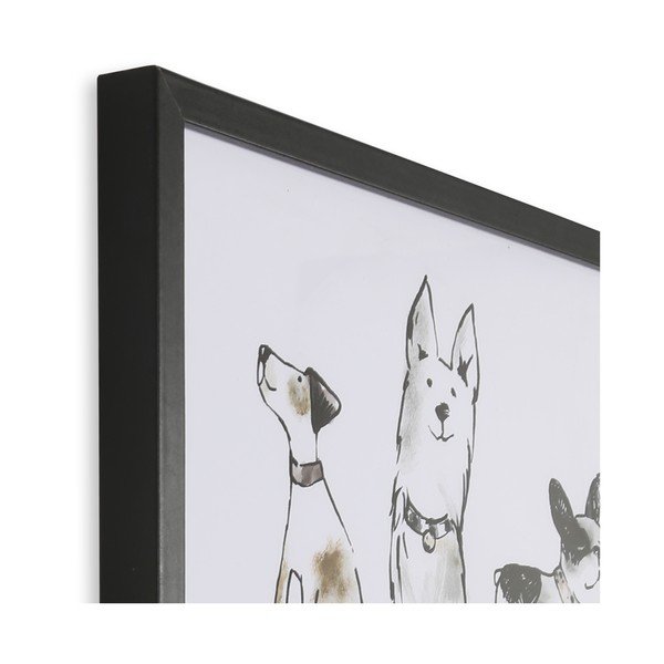 Plakat w ramie Art for the home Home Is Where The Dog Is, 50x50 cm-image-3