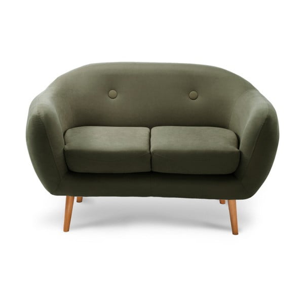 Oliwkowa sofa 2-sobowa Scandi by Stella Cadente Maison