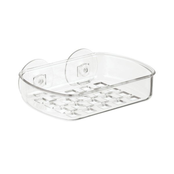 Transparentna mydelniczka z przyssawką iDesign Suct-image-1