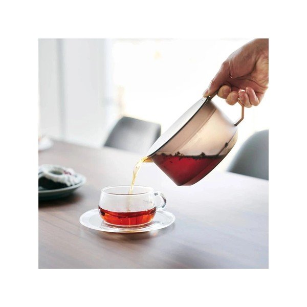 Czarny plastikowy dzbanek do herbaty z sitkiem 600 ml Tower – YAMAZAKI-image-3