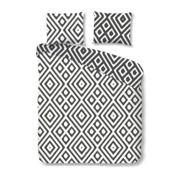 Szara dwuosobowa pościel bawełniana Muller Textielss Frits, 240x200 cm