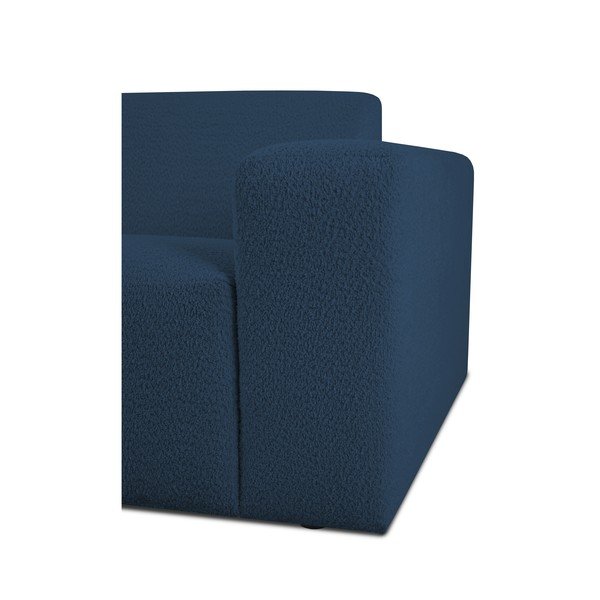 Ciemnoniebieski narożnik z materiału bouclé (w kształcie litery U) Roxy – Scandic-image-3
