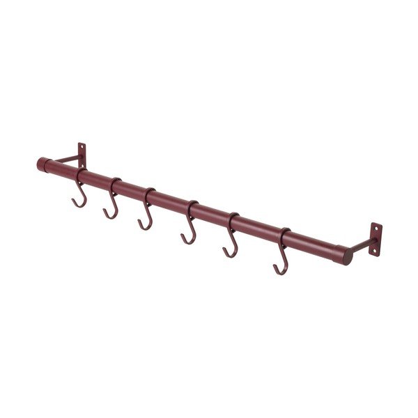 Bordowy wieszak ścienny ze stali nierdzewnej 70 cm Hang-It – Mette Ditmer Denmark