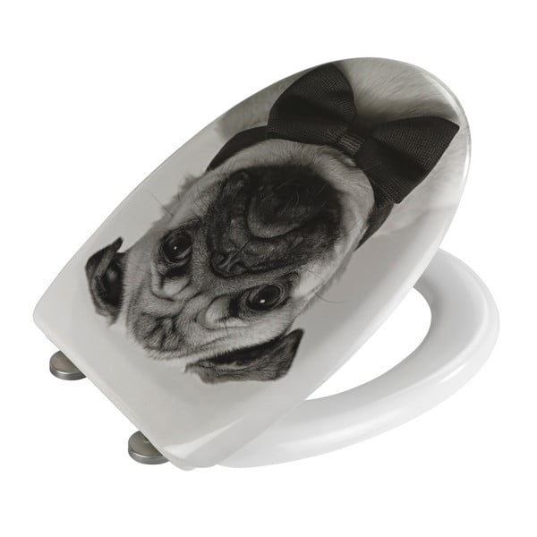 Deska sedesowa z łatwym domknięciem Wenko Pugy, 45x38 cm-image-1