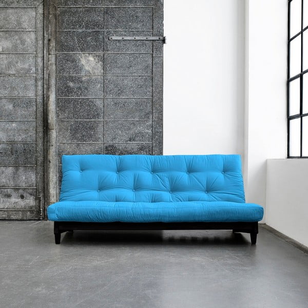 Sofa rozkładana Karup Fresh Wenge/Horizon Blue