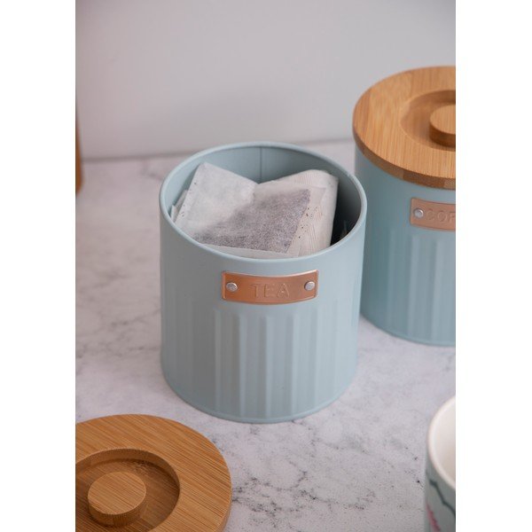 Stalowe pojemniki na żywność 3 szt. na kawę/na herbatę – Kitchen Craft-image-2