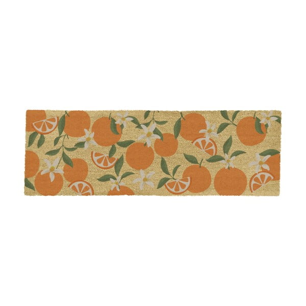 Wycieraczka z włókna kokosowego 40x120 cm Orange – Artsy Doormats
