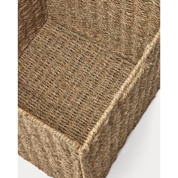 Koszyk do regału z trawy morskiej 32x32x33 cm Tossa – Kave Home-image-3