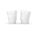 Zestaw 2 białych kubków z porcelany 58products