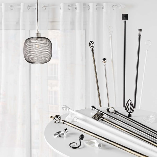 Metalowy regulowany karnisz 120 - 210 cm Ovalon – douceur d'intérieur-image-4