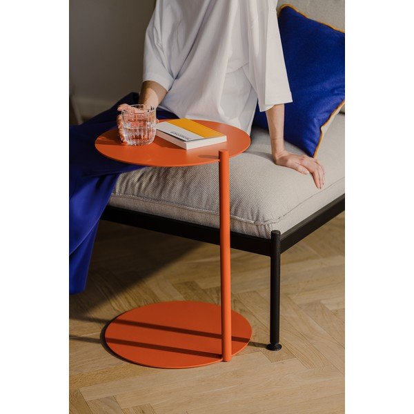 Stalowy okrągły stolik 41x40 cm Ande – noo.ma-image-3