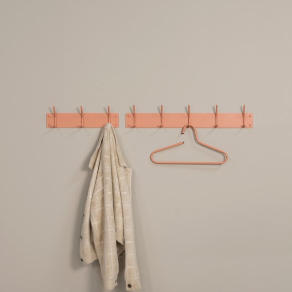 Łososiowy metalowy wieszak ścienny 70 cm Fusion – Spinder Design-image-3