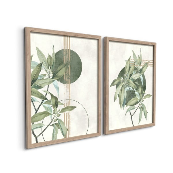 Obrazy zestaw 2 szt. 30x40 cm Green – Styler-image-3