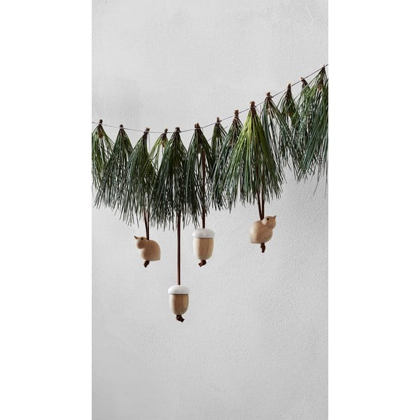 Drewniana wisząca dekoracja świąteczna Kähler Design Nordic Tales-image-2