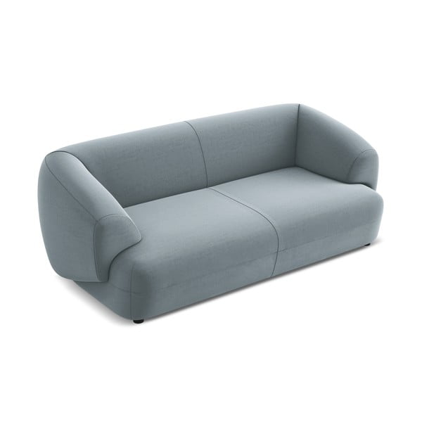 Jasnoniebieska aksamitna sofa 212 cm Moana – Makamii-image-2