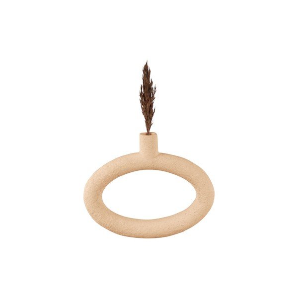 Jasnobrązowy wazon PT LIVING Oval, wys. 20,5 cm-image-1