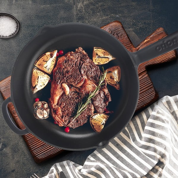 Patelnia żeliwna ø 26 cm LITINA SMALT – Orion-image-1