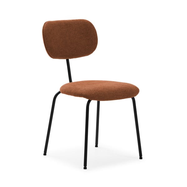 Ceglaste krzesła zestaw 4 szt. Dash – Marckeric