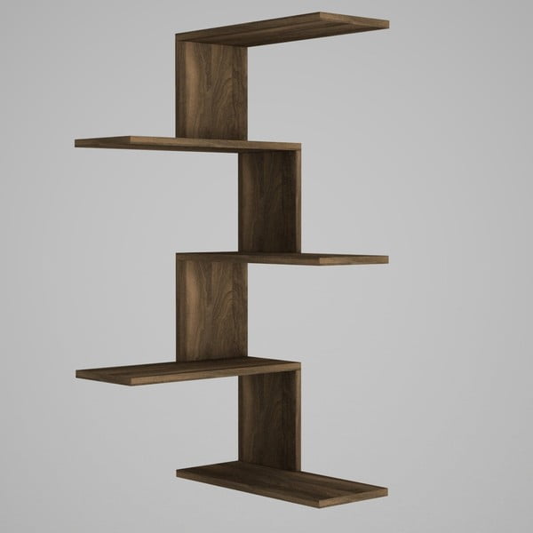 Brązowa półka narożna Caniko-image-3