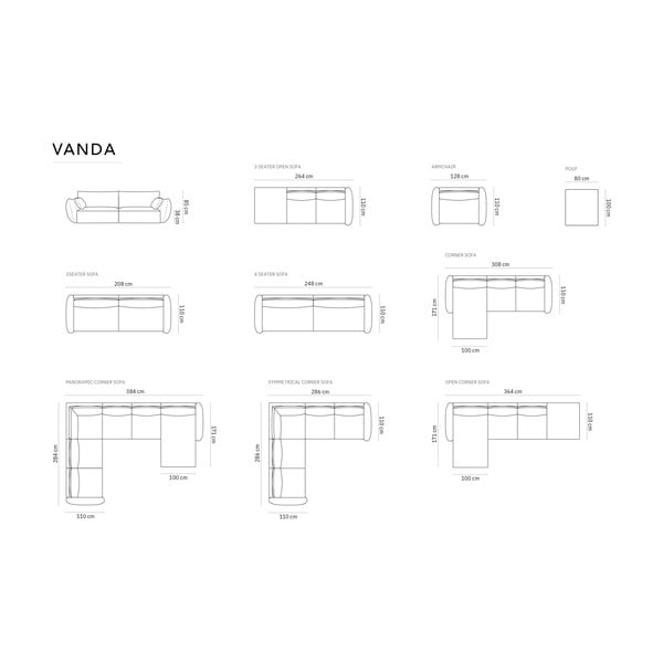 Beżowy podnóżek Vanda – Mazzini Sofas-image-4