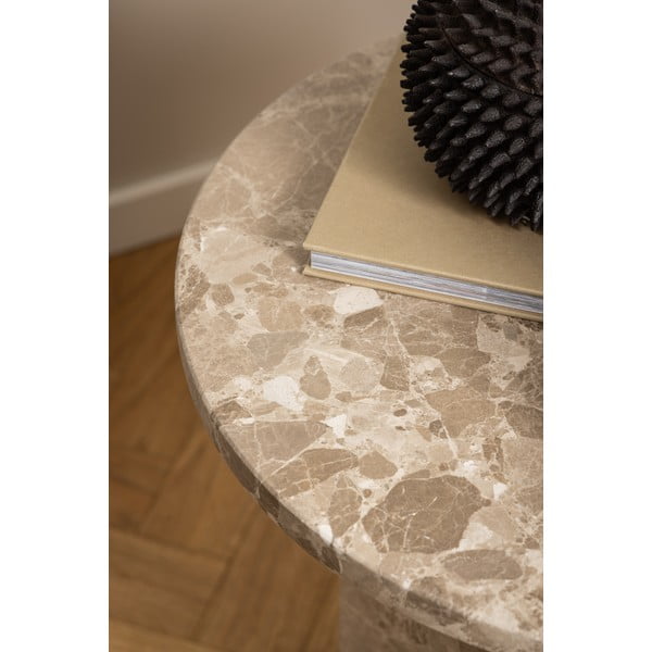 Marmurowy okrągły stolik ø 50 cm Naxos – Actona-image-2