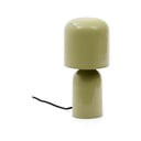 Zielona lampa stołowa z metalowym kloszem (wysokość 28 cm) Monze – Kave Home