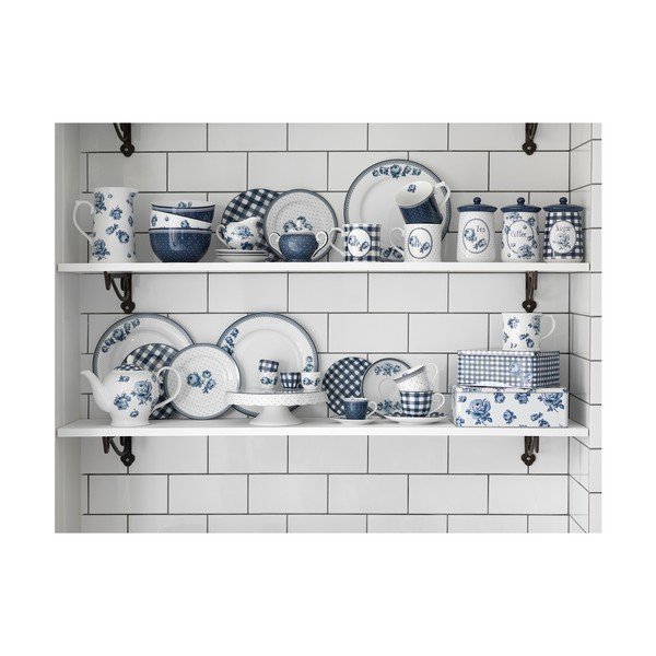 Kubek porcelanowy ze spodkiem Creative Tops Vintage Indigo, 200 ml-image-3