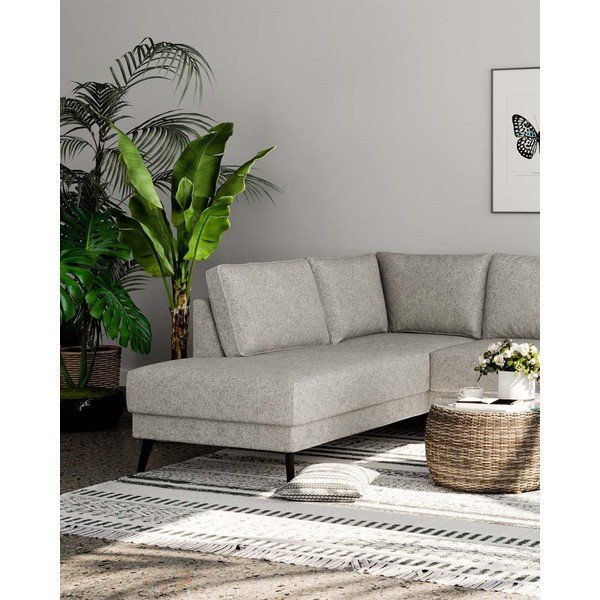 Kremowy narożnik (lewostronny) Fynn – Ghado-image-1