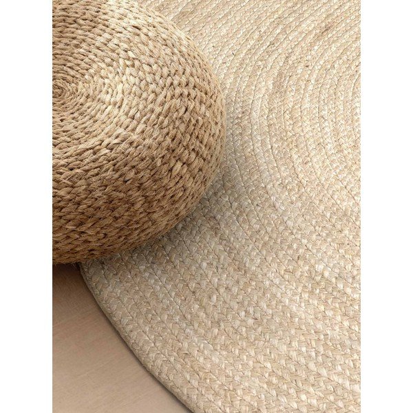 Dywan z juty dwustronny/tkany ręcznie w jasnym naturalnym kolorze 160x230 cm Braided – Hanse Home-image-3