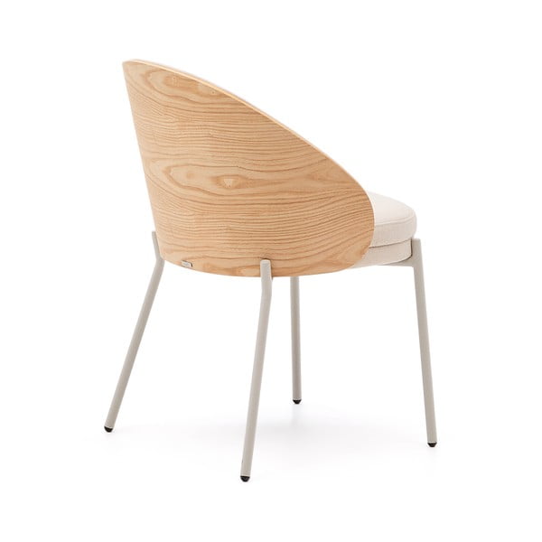 Kremowo-naturalne krzesło Eamy – Kave Home-image-4
