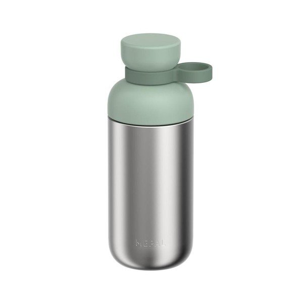 Butelka ze stali nierdzewnej w kolorze srebra/szałwiowa 500 ml Vita – Mepal