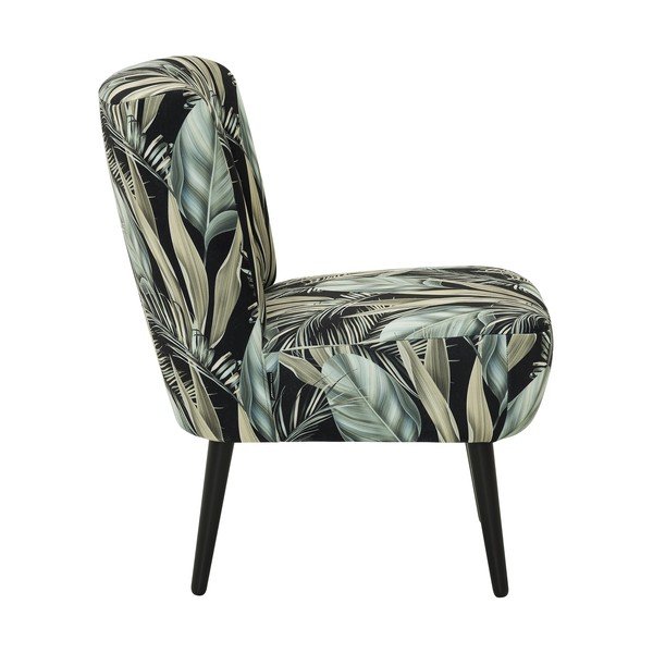 Czarno-zielony fotel Max Winzer Fiona Carribean-image-3